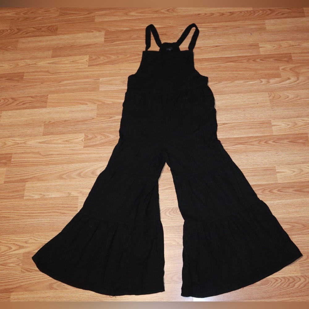 Art & Class Black Flared Jumpsuit YOUTH LARGE 10/12